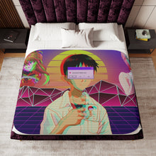 Load image into Gallery viewer, Anime Neon Genesis Evangelion Sherpa Blanket