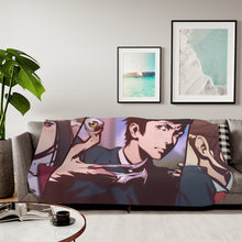 Load image into Gallery viewer, Girls who love the man in the middle Sherpa Blanket