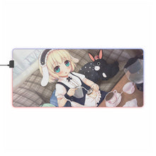 Load image into Gallery viewer, Is the Order a Rabbit? RGB LED Mouse Pad (Desk Mat)