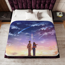 Load image into Gallery viewer, Anime Your Name. Sherpa Blanket