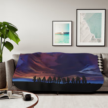 Load image into Gallery viewer, Anime Attack On Titan Sherpa Blanket