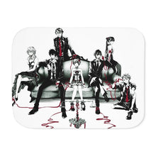 Load image into Gallery viewer, Psycho-Pass Akane Tsunemori, Nobuchika Ginoza, Shion Karanomori, Yayoi Kunizuka Sherpa Blanket