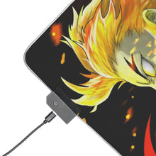 Load image into Gallery viewer, Kyojuro Rengoku RGB LED Mouse Pad (Desk Mat)