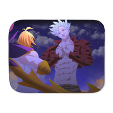 Load image into Gallery viewer, Ban Vs Meliodas ( Demon King) Sherpa Blanket