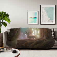 Load image into Gallery viewer, Anime Princess Mononoke Sherpa Blanket