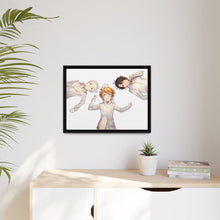 Load image into Gallery viewer, The Promised Neverland Ray, Norman, Emma Canvas Framed Art Print