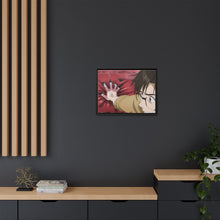 Load image into Gallery viewer, Shinichi stopping a car with Migi Canvas Framed Art Print