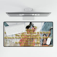 Load image into Gallery viewer, The Pirate King GOL D. ROGER by WB KHOSKI Mouse Pad (Desk Mat)