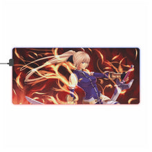 Load image into Gallery viewer, Magical Girl Lyrical Nanoha RGB LED Mouse Pad (Desk Mat)