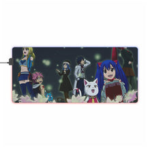 Load image into Gallery viewer, Fairy Tail Natsu Dragneel, Erza Scarlet, Gray Fullbuster, Lucy Heartfilia, Happy RGB LED Mouse Pad (Desk Mat)