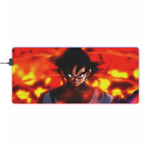 Load image into Gallery viewer, Black Goku RGB LED Mouse Pad (Desk Mat)
