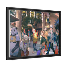 Load image into Gallery viewer, Jujutsu Kaisen Megumi Fushiguro, Nobara Kugisaki, Kento Nanami, Toge Inumaki, Maki Zenin Canvas Framed Art Print