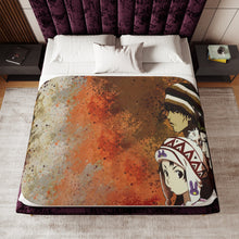 Load image into Gallery viewer, Anime Samurai Champloor Sherpa Blanket