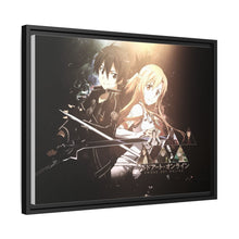 Load image into Gallery viewer, Asuna and Kirito (Sword Art Online) Canvas Framed Art Print