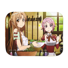 Load image into Gallery viewer, Asuna, Lisbeth and Kirito Sherpa Blanket