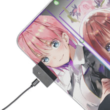 Load image into Gallery viewer, The Quintessential Quintuplets Miku Nakano, Itsuki Nakano, Nino Nakano, Yotsuba Nakano, Ichika Nakano RGB LED Mouse Pad (Desk Mat)