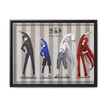 Load image into Gallery viewer, Black Butler Canvas Framed Art Print