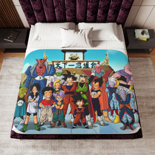Load image into Gallery viewer, Dragon Ball Zposter Sherpa Blanket