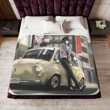 Load image into Gallery viewer, Anime Chainsaw Man Sherpa Blanket