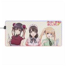 Load image into Gallery viewer, Saekano: How To Raise A Boring Girlfriend RGB LED Mouse Pad (Desk Mat)