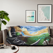 Load image into Gallery viewer, Kirito and Leafa Sherpa Blanket