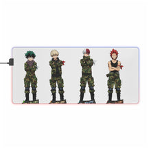 Load image into Gallery viewer, My Hero Academia Izuku Midoriya, Katsuki Bakugou RGB LED Mouse Pad (Desk Mat)