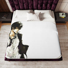 Load image into Gallery viewer, Shinya Kogami Serious Sherpa Blanket