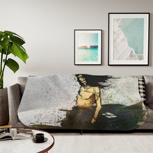 Load image into Gallery viewer, Anime Samurai Champloor Sherpa Blanket