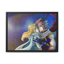 Load image into Gallery viewer, Fairy Tail Natsu Dragneel, Lucy Heartfilia Canvas Framed Art Print