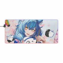 Load image into Gallery viewer, Yukihana Lamy RGB LED Mouse Pad (Desk Mat)