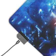 Load image into Gallery viewer, Blue Exorcist RGB LED Mouse Pad (Desk Mat)