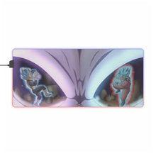 Load image into Gallery viewer, Goku and Vegeta vs jiren RGB LED Mouse Pad (Desk Mat)