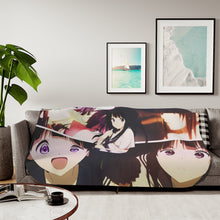 Load image into Gallery viewer, Eru Chitanda Pictures Sherpa Blanket