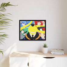 Load image into Gallery viewer, Koro-Sensei Classroom Canvas Framed Art Print