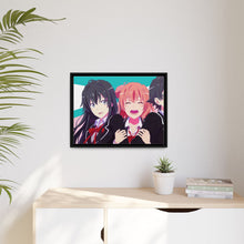 Load image into Gallery viewer, My Teen Romantic Comedy SNAFU Hachiman Hikigaya, Yukino Yukinoshita, Yui Yuigahama Canvas Framed Art Print