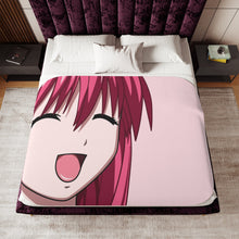 Load image into Gallery viewer, Elfen Lied Sherpa Blanket