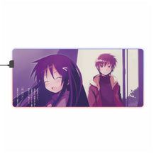 Load image into Gallery viewer, Hanbun no Tsuki ga Noboru Sora RGB LED Mouse Pad (Desk Mat)