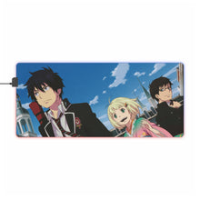 Load image into Gallery viewer, Rin,Yukio and Shiemi RGB LED Mouse Pad (Desk Mat)