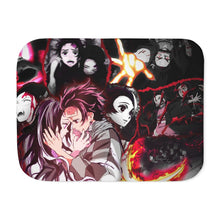 Load image into Gallery viewer, Anime Demon Slayer: Kimetsu no Yaiba Sherpa Blanket
