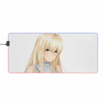 Load image into Gallery viewer, Is It Wrong to Try to Pick Up Girls in a Dungeon? RGB LED Mouse Pad (Desk Mat)