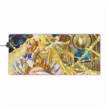 Load image into Gallery viewer, Sailor Moon RGB LED Mouse Pad (Desk Mat)