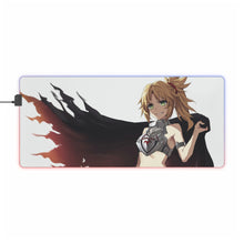 Load image into Gallery viewer, Fate/Apocrypha Saber Of Red RGB LED Mouse Pad (Desk Mat)