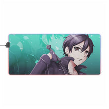 Load image into Gallery viewer, Sword Art Online Kazuto Kirigaya RGB LED Mouse Pad (Desk Mat)