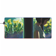 Load image into Gallery viewer, The Garden Of Words RGB LED Mouse Pad (Desk Mat)