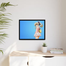 Load image into Gallery viewer, Nao Tomori looking back Canvas Framed Art Print