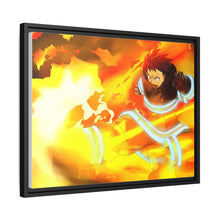 Load image into Gallery viewer, Fire Force Shinra Kusakabe Canvas Framed Art Print