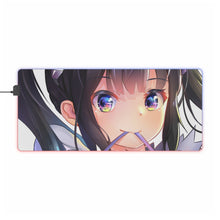 Load image into Gallery viewer, Is It Wrong to Try to Pick Up Girls in a Dungeon? Hestia RGB LED Mouse Pad (Desk Mat)