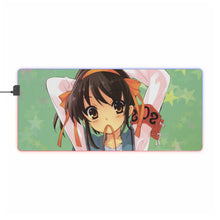 Load image into Gallery viewer, The Melancholy Of Haruhi Suzumiya RGB LED Mouse Pad (Desk Mat)