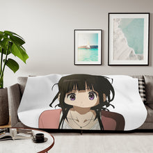 Load image into Gallery viewer, Eru Chitanda Face Sherpa Blanket
