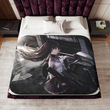 Load image into Gallery viewer, Puella Magi Madoka Magica Homura Akemi Sherpa Blanket